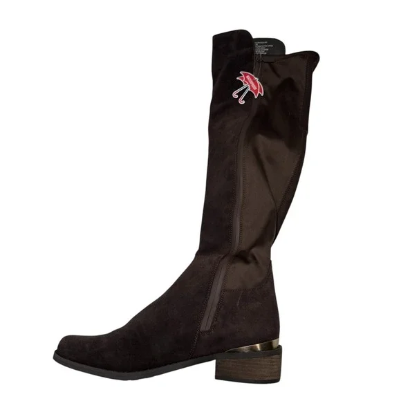 NEW Blondo Women's Valina Leather Waterproof Over-The-Knee Boots Size 7M Brown